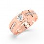 Rose Gold Growth Ring For Him