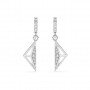 Silver Akira Drop Earrings