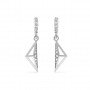 Silver Akira Drop Earrings