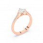 Rose Gold Classic Solitaire Ring