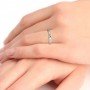 Silver Plain Sterling Couple Ring