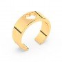 Gold Heart Mens Band