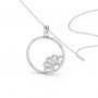 Silver Floral Bloom Pendent