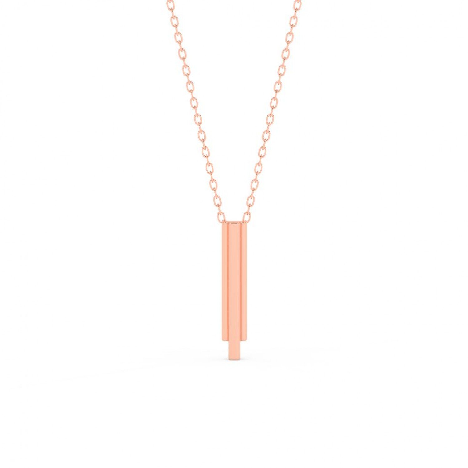 Rose Gold Monolith Pendent