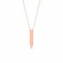 Rose Gold Monolith Pendent