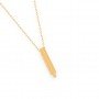 Gold Monolith Pendent