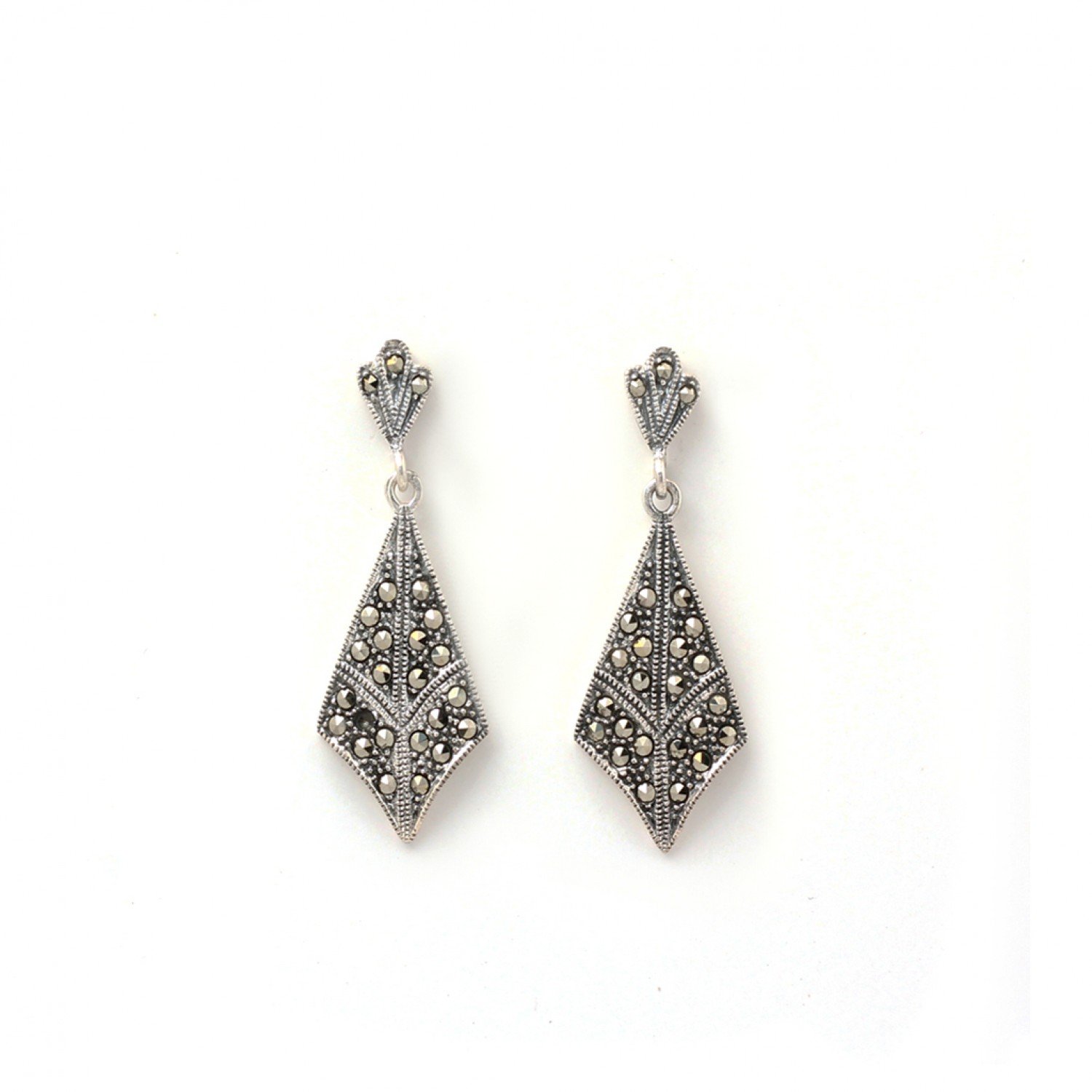 Silver Victory Heloconia Earrings