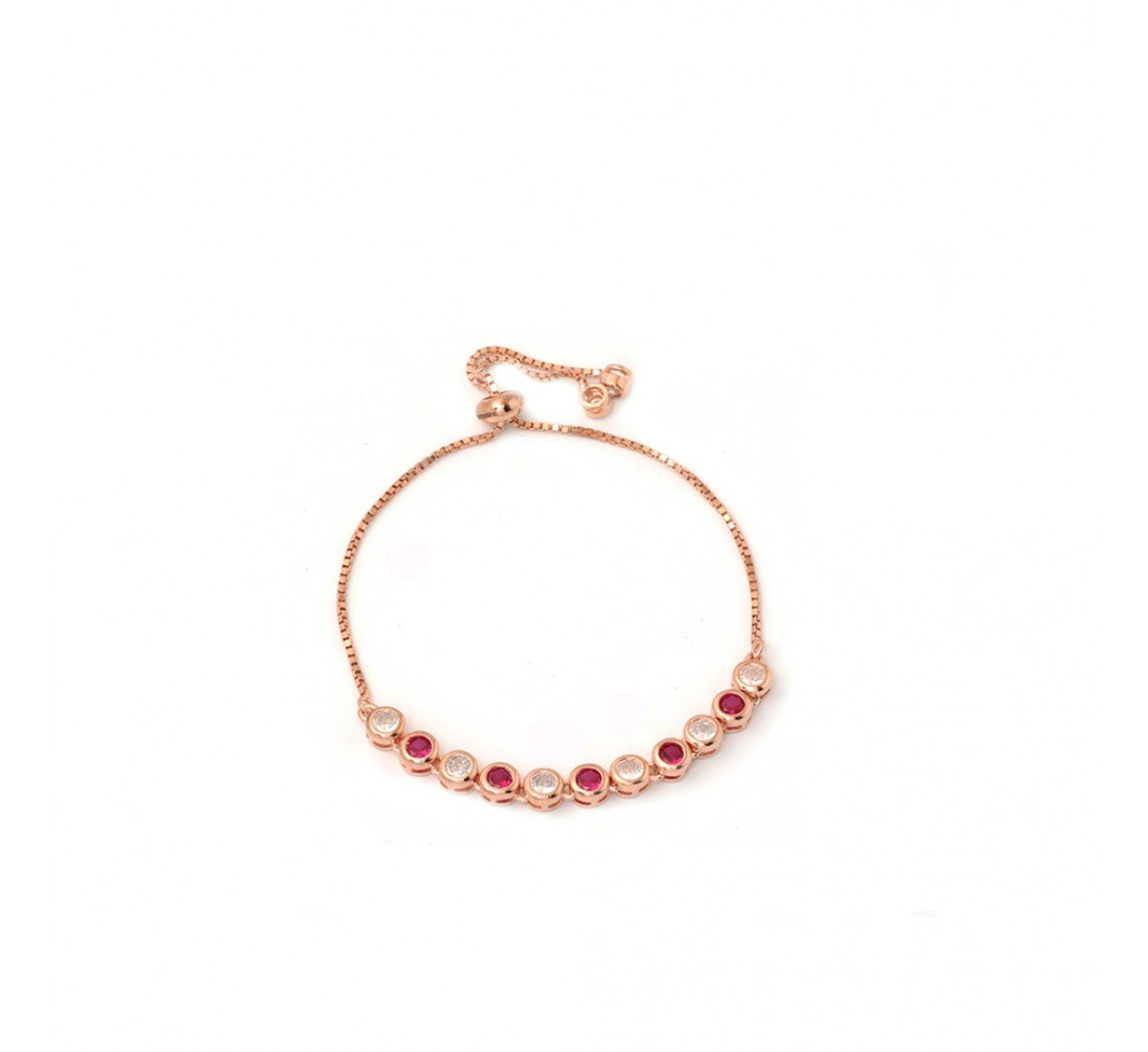 Rose Gold Dainty Plain Bracelet