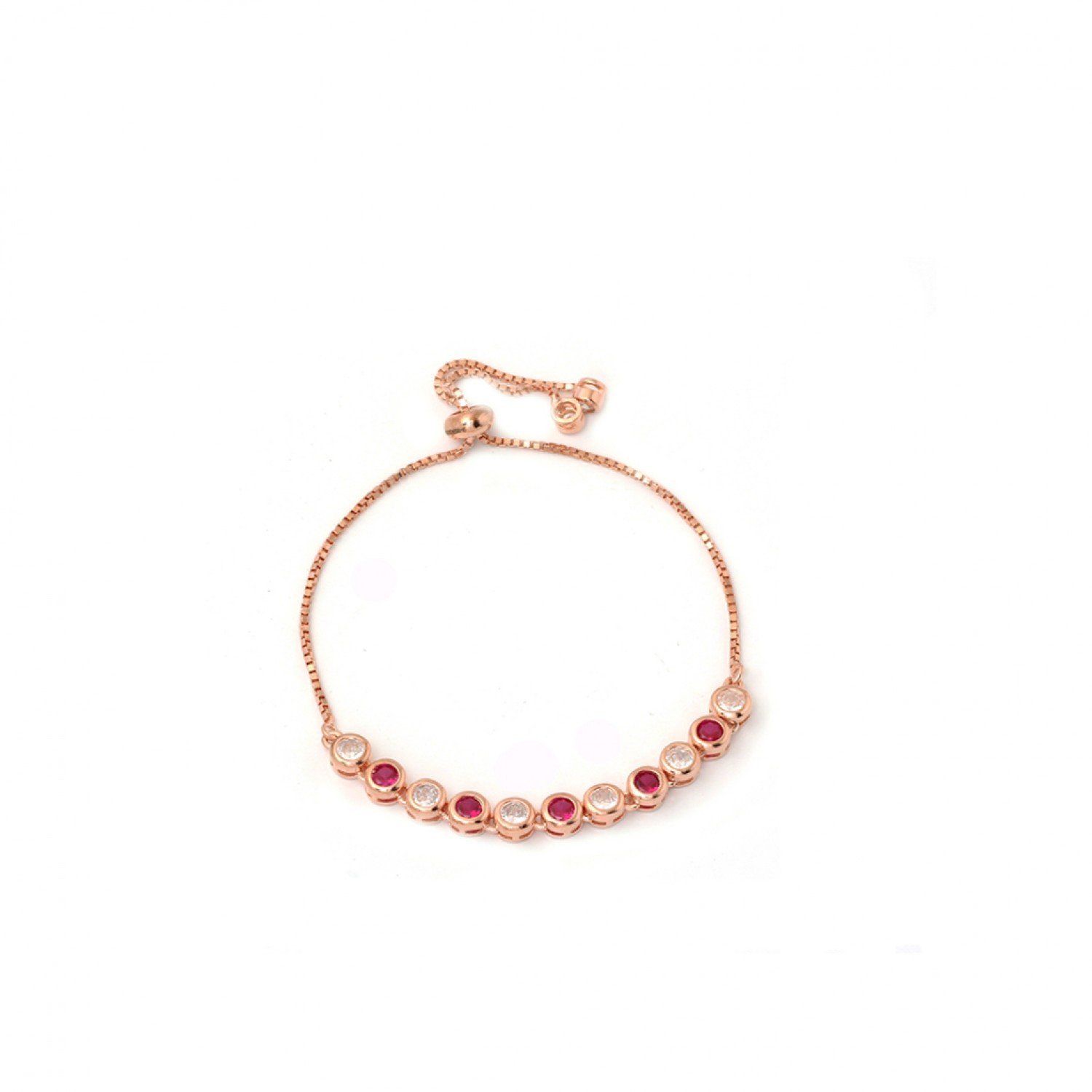 Rose Gold Dainty Plain Bracelet