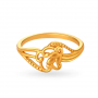 Charming Gold Floral Ring
