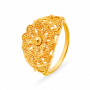 Decadent Gold Floral Ring