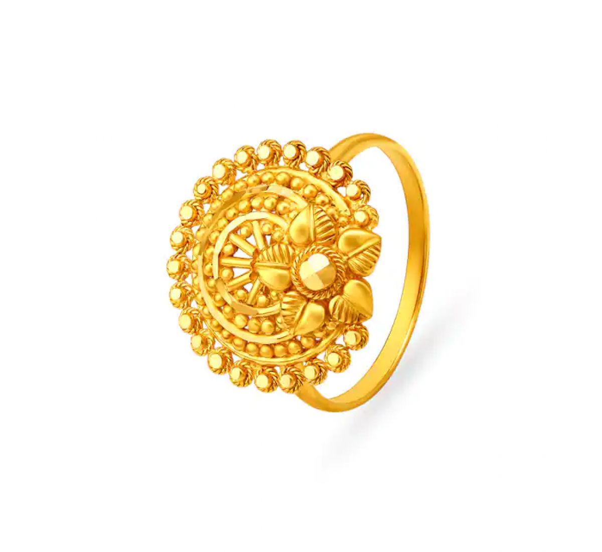 Timeless Floral Gold Ring