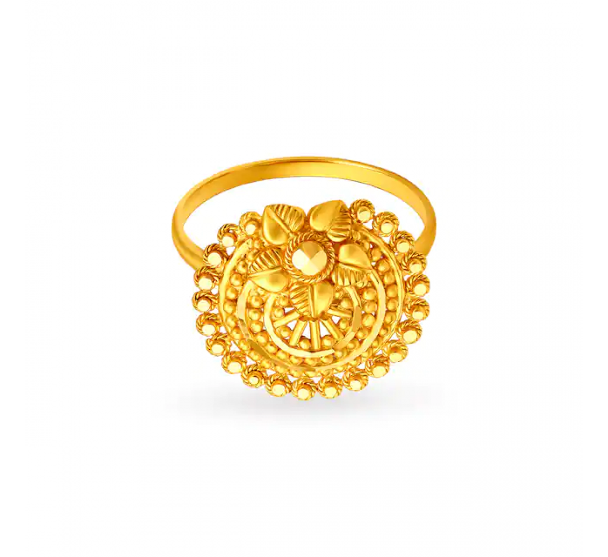 Timeless Floral Gold Ring