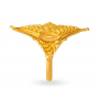 Geometric Rawa Work Gold Ring