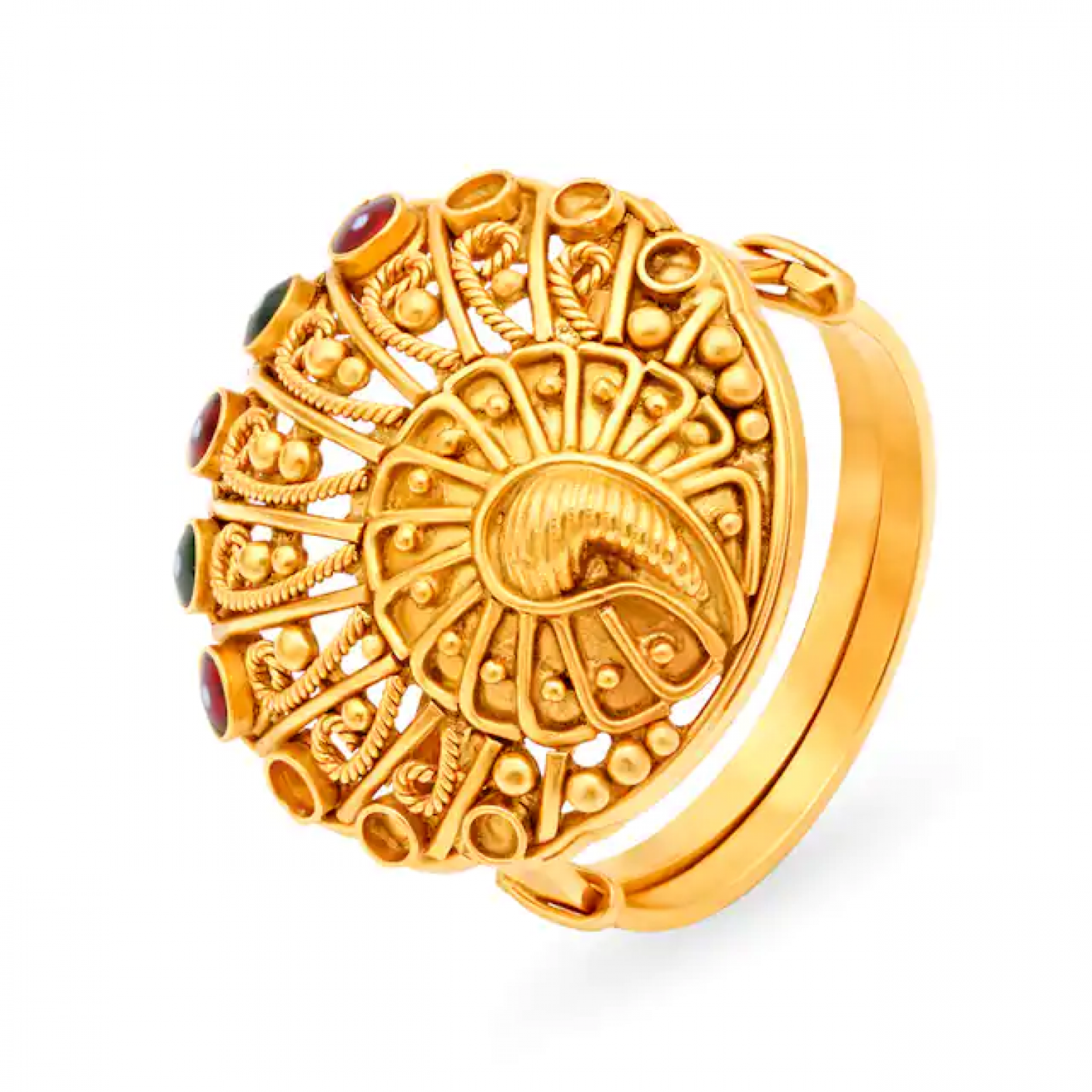Palatial Cocktail Gold Ring