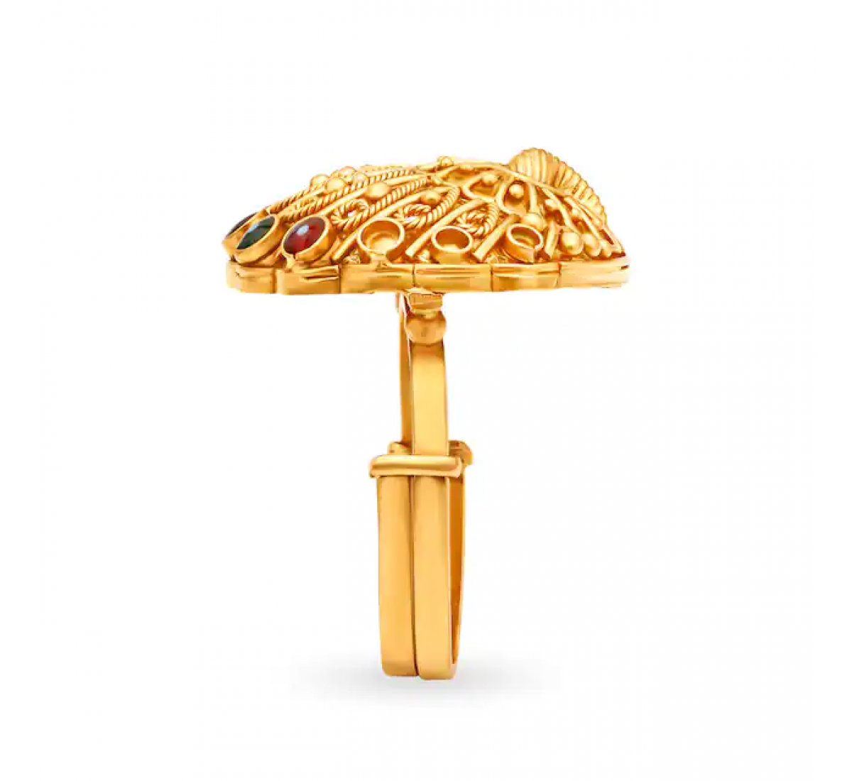 Palatial Cocktail Gold Ring