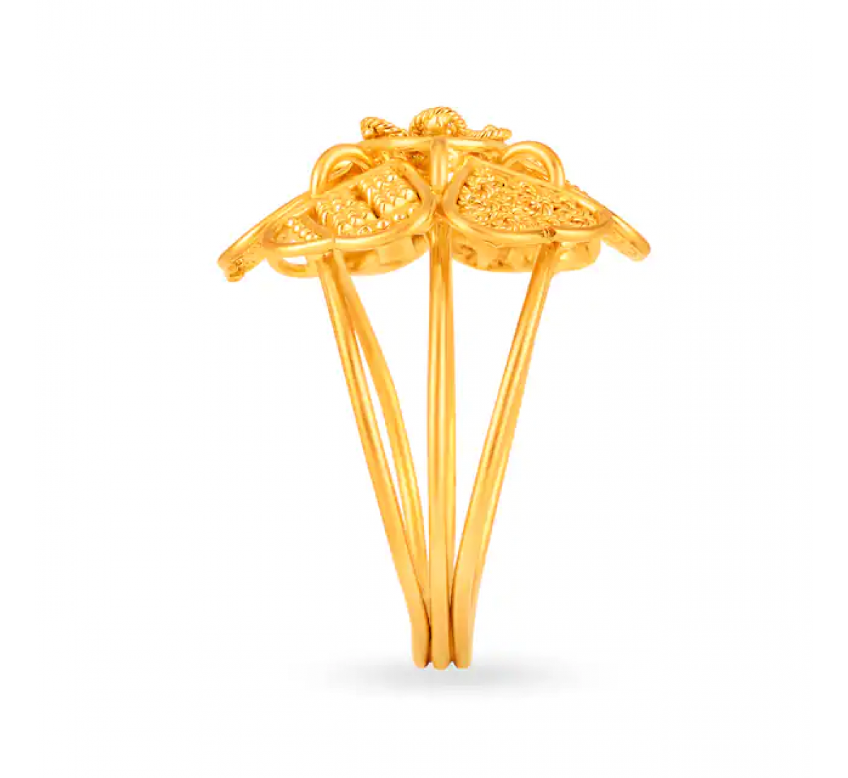 Enchanting Floral Gold Ring