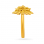 Hypnotic Gold Flower Ring