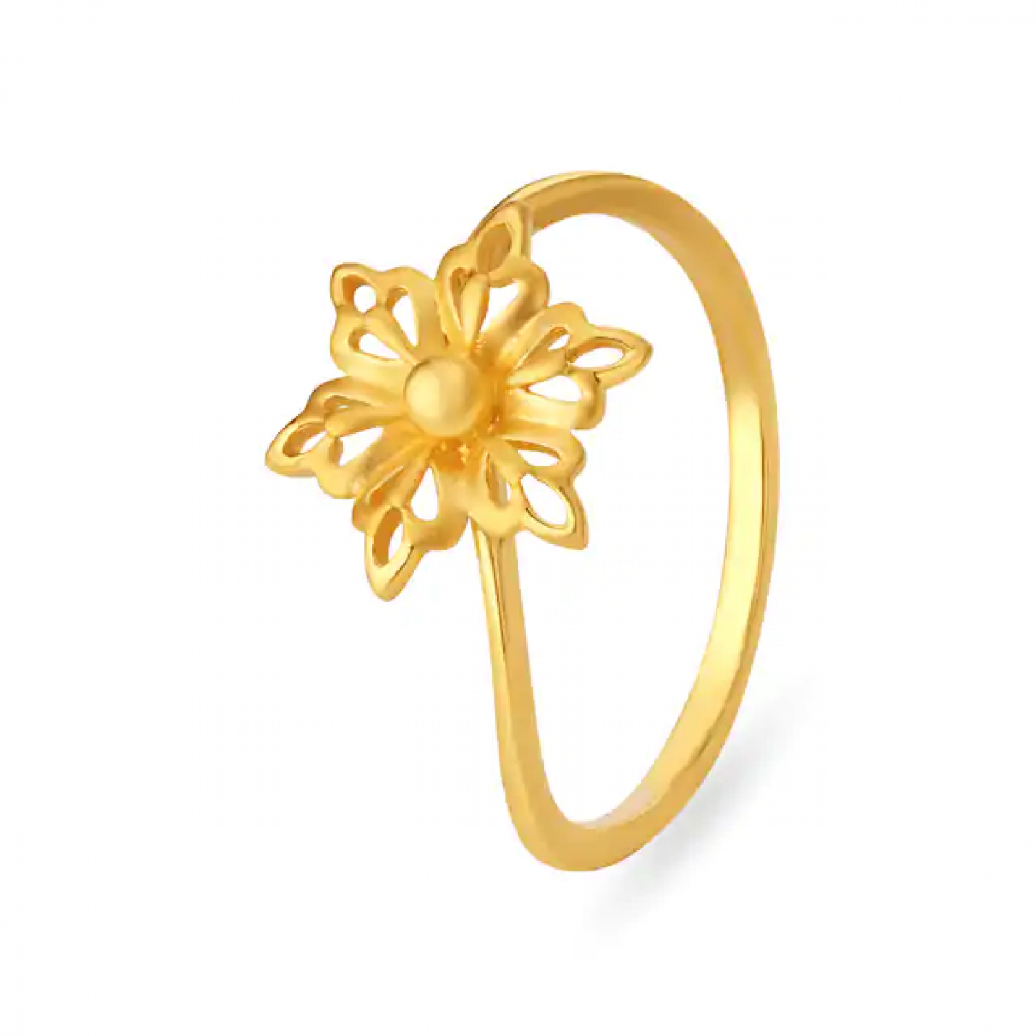 Marvelous Gold Floral Ring