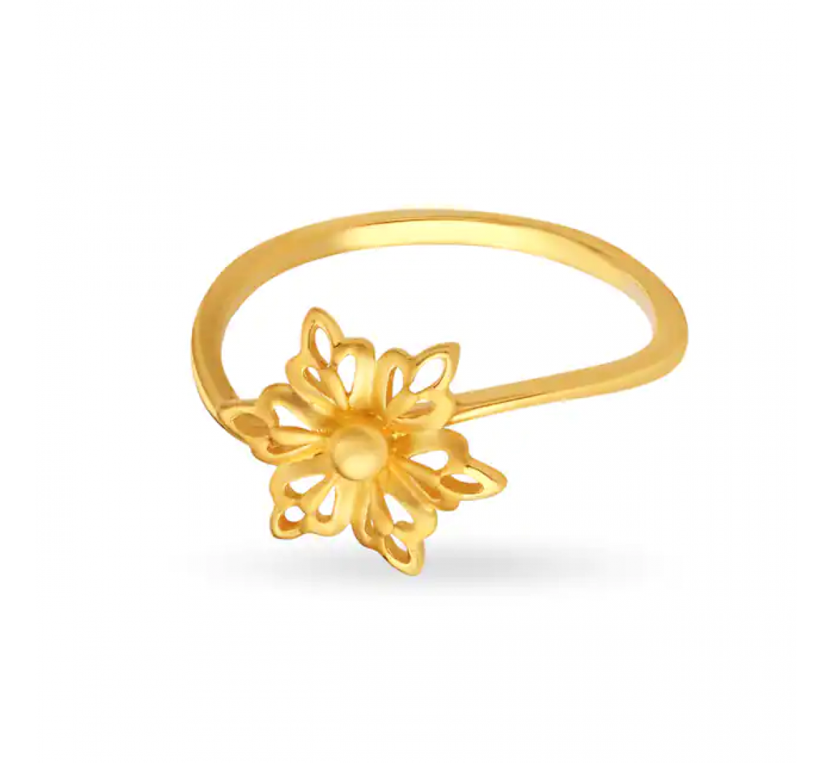 Marvelous Gold Floral Ring