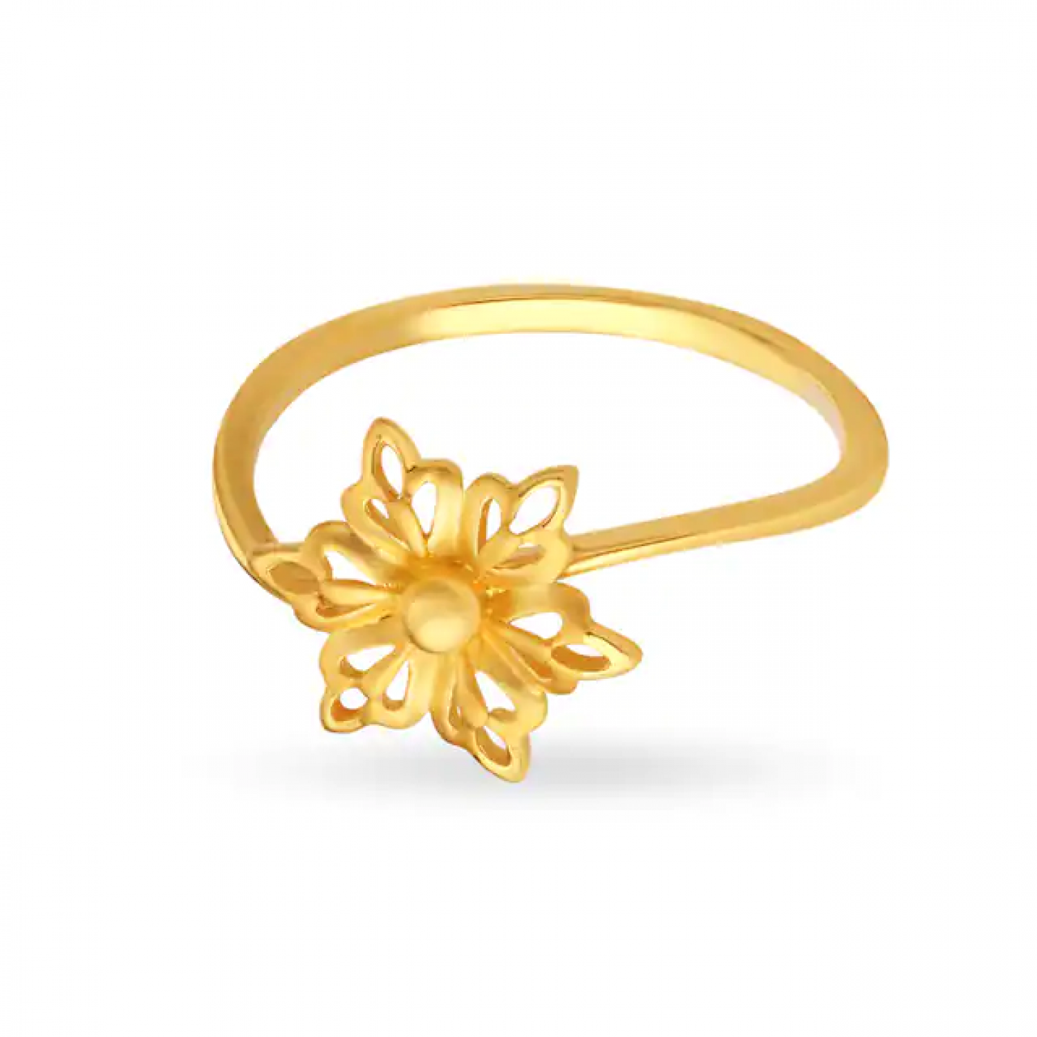 Marvelous Gold Floral Ring