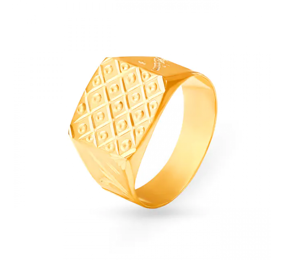 Splendid Gold Square Ring
