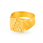 Mesmerizing Gold Etched Ring