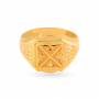 Stately Gold Floral Ring