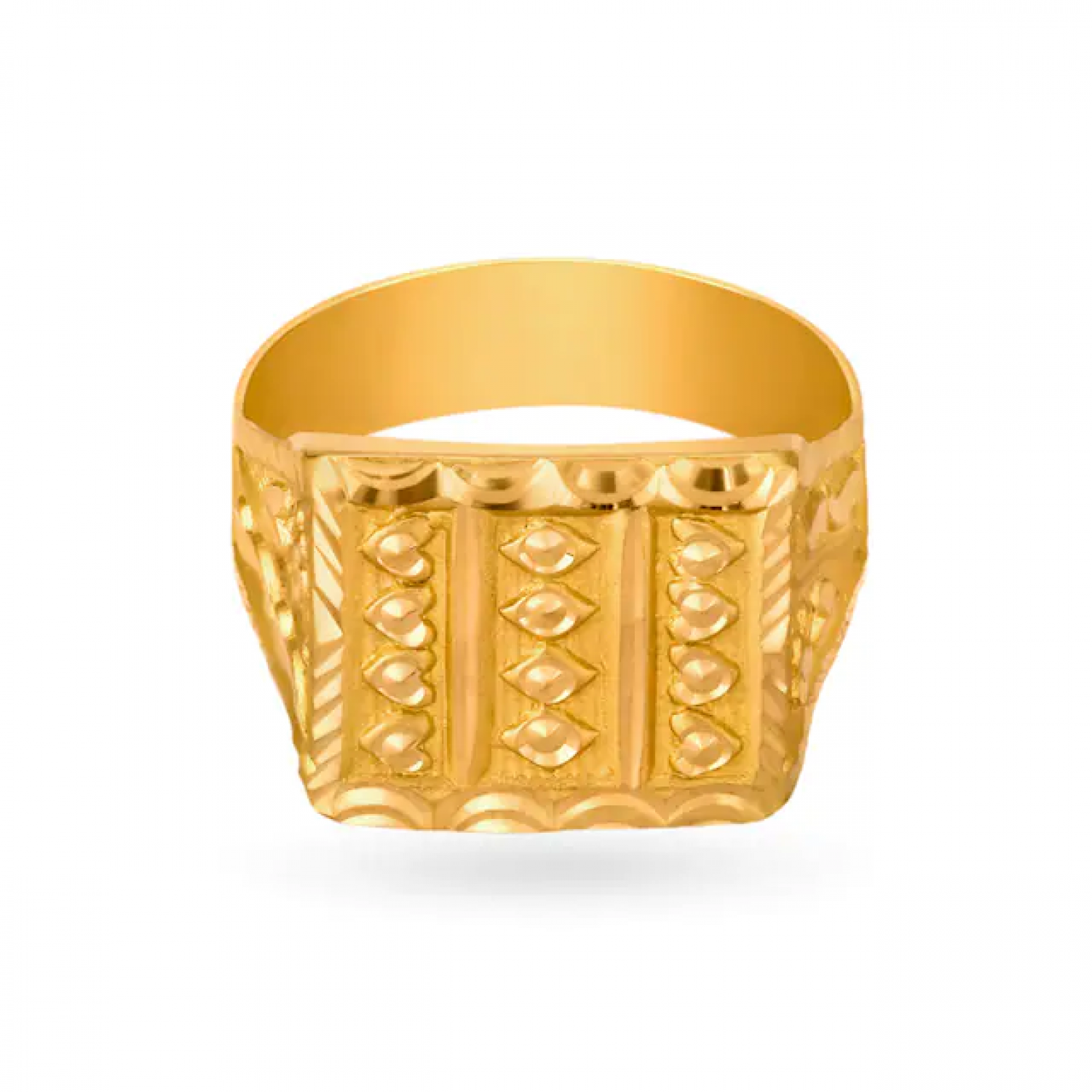 Unique Gold Square Rin