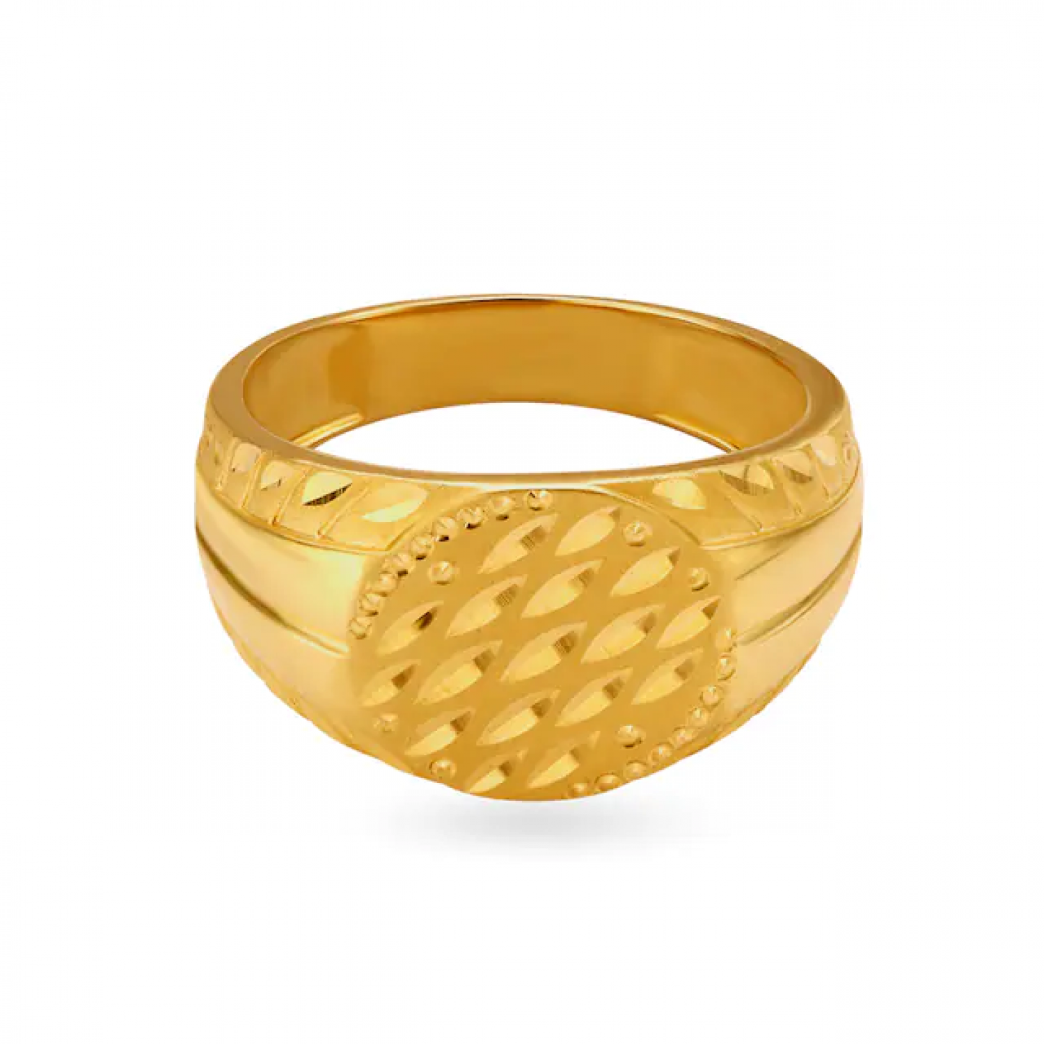 Vintage Gold Textured Ring