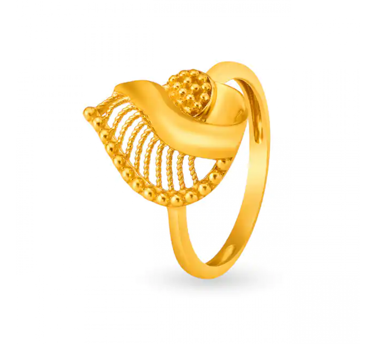 Regal Paisley Gold Ring