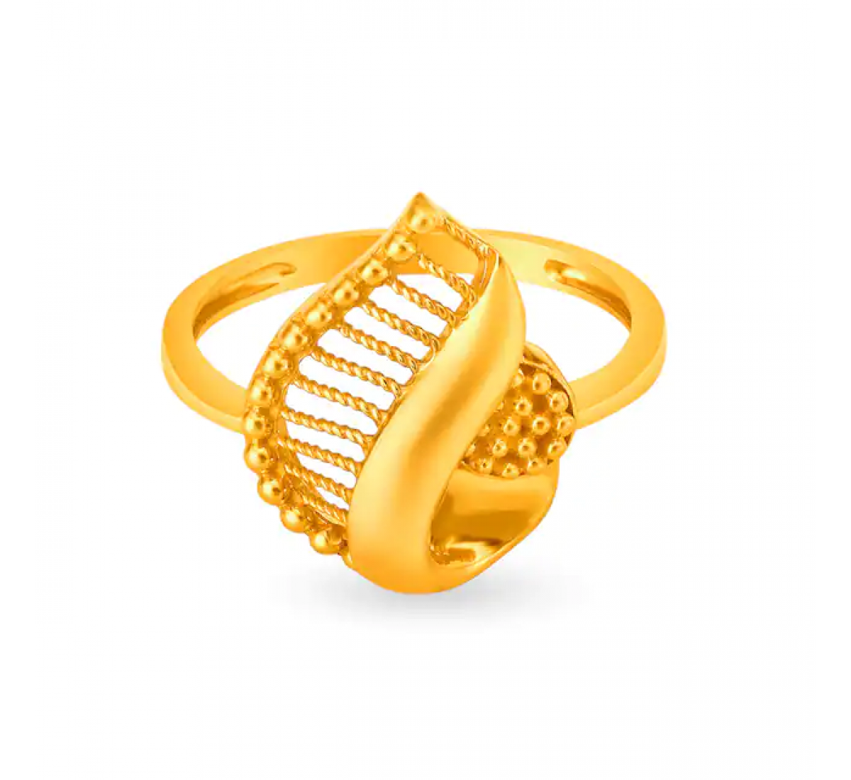 Regal Paisley Gold Ring