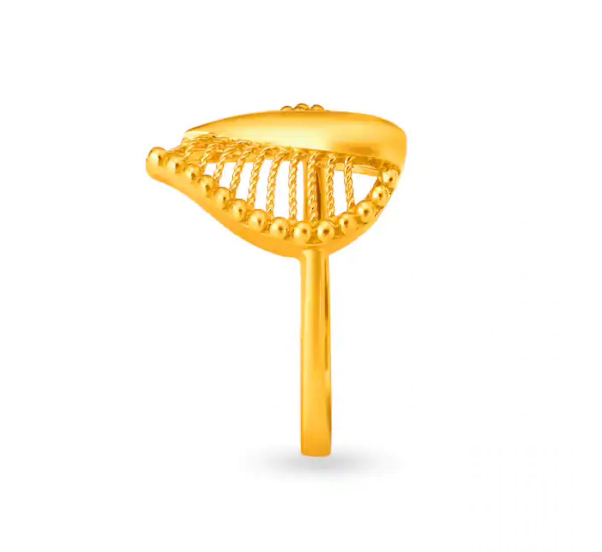 Regal Paisley Gold Ring