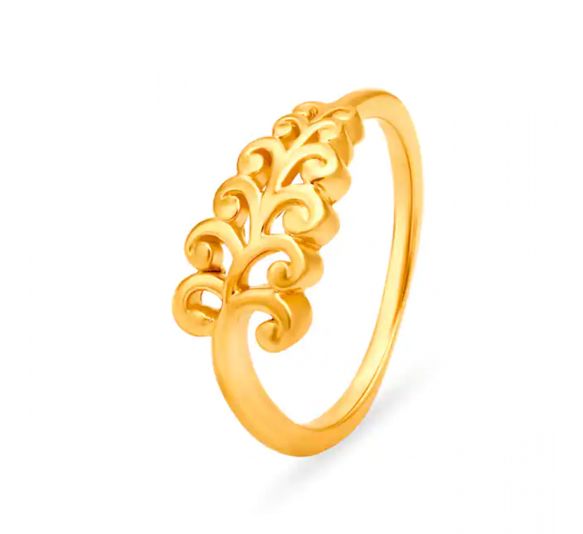 Sublime Carved Gold Ring