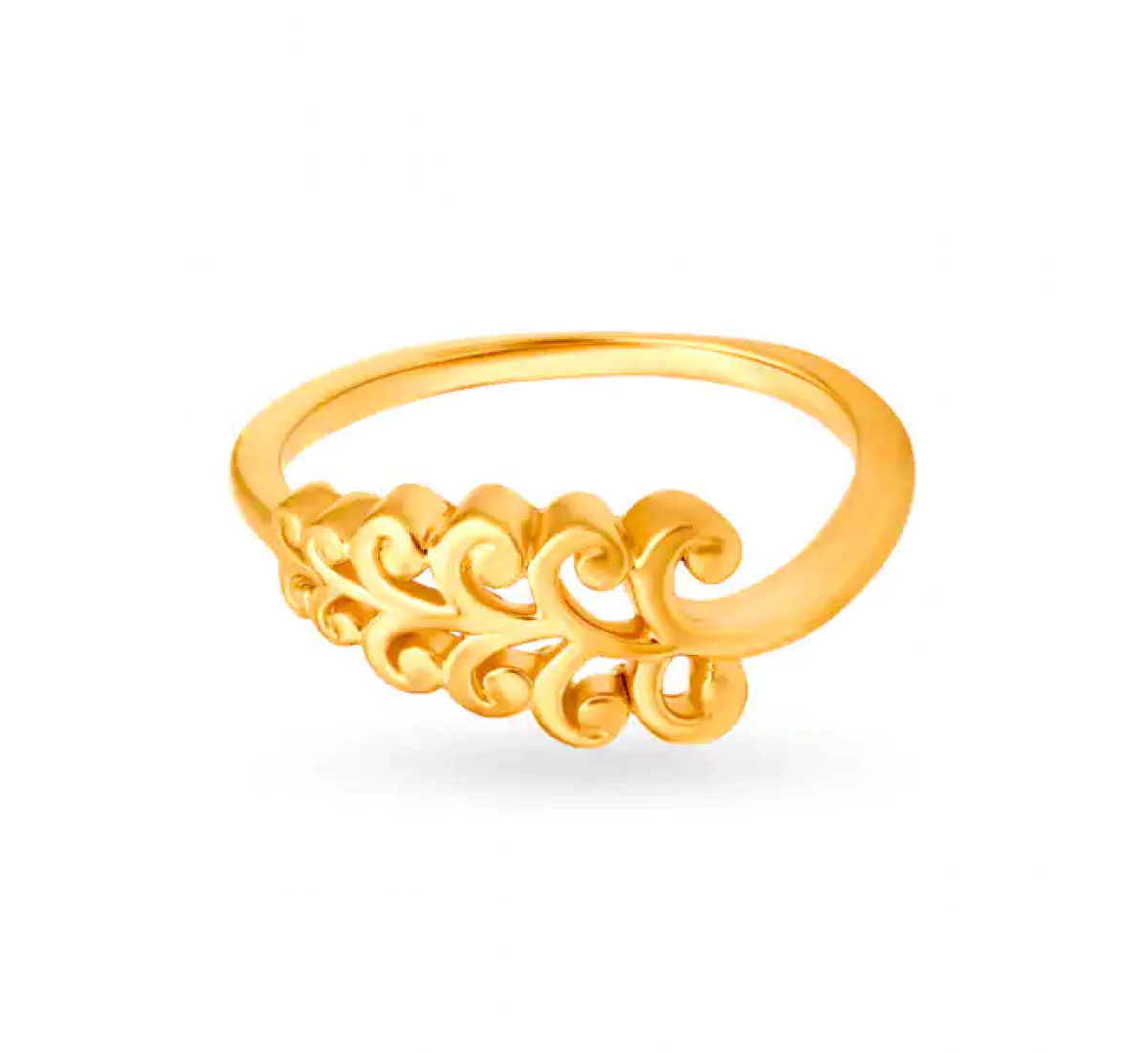 Sublime Carved Gold Ring