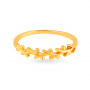 Henry Leaf Pattern Gold Ring