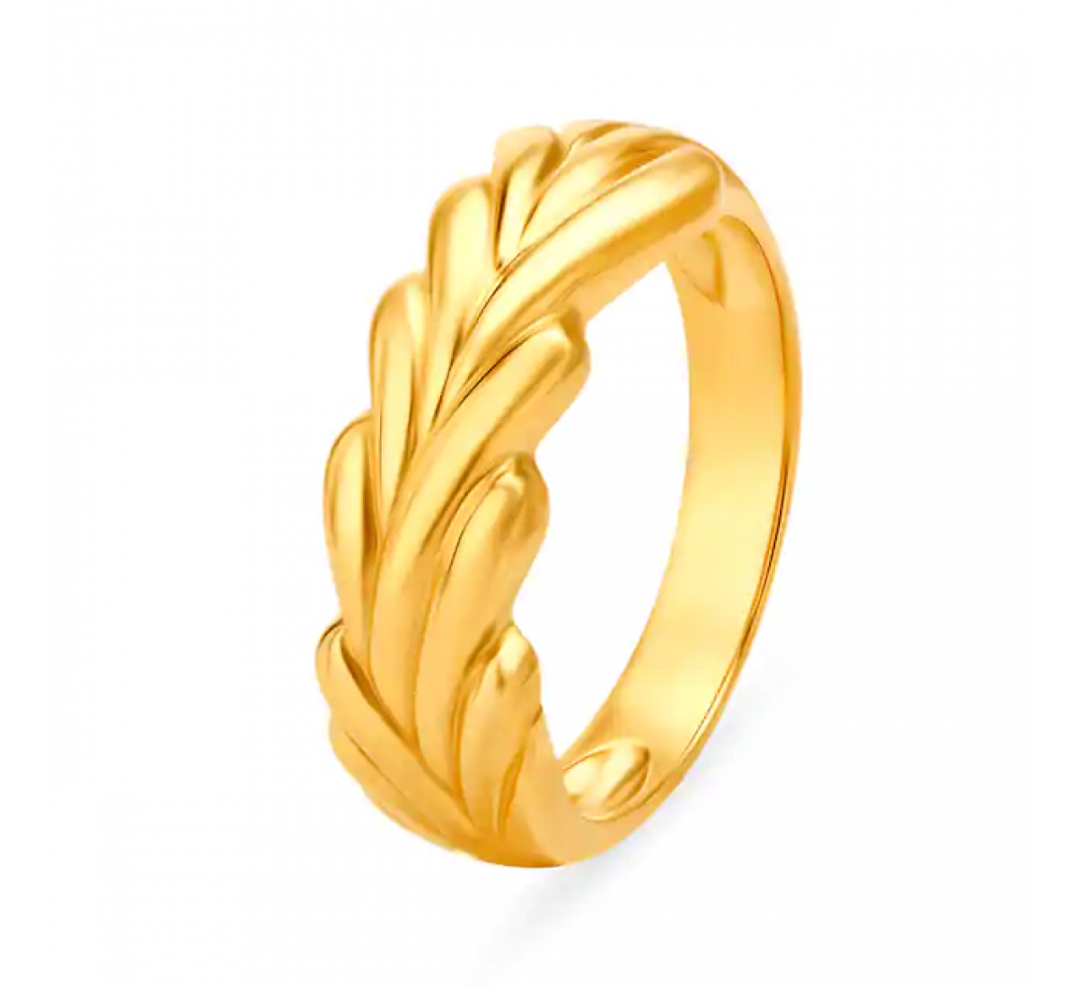 Classic Gold Leaf Elara Ring