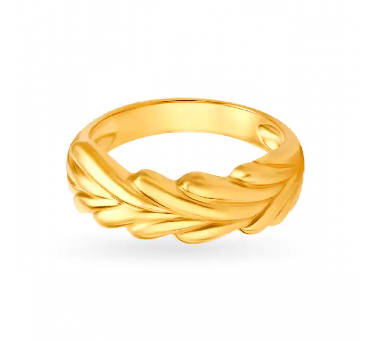 Classic Gold Leaf Elara Ring
