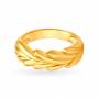 Classic Gold Leaf Elara Ring