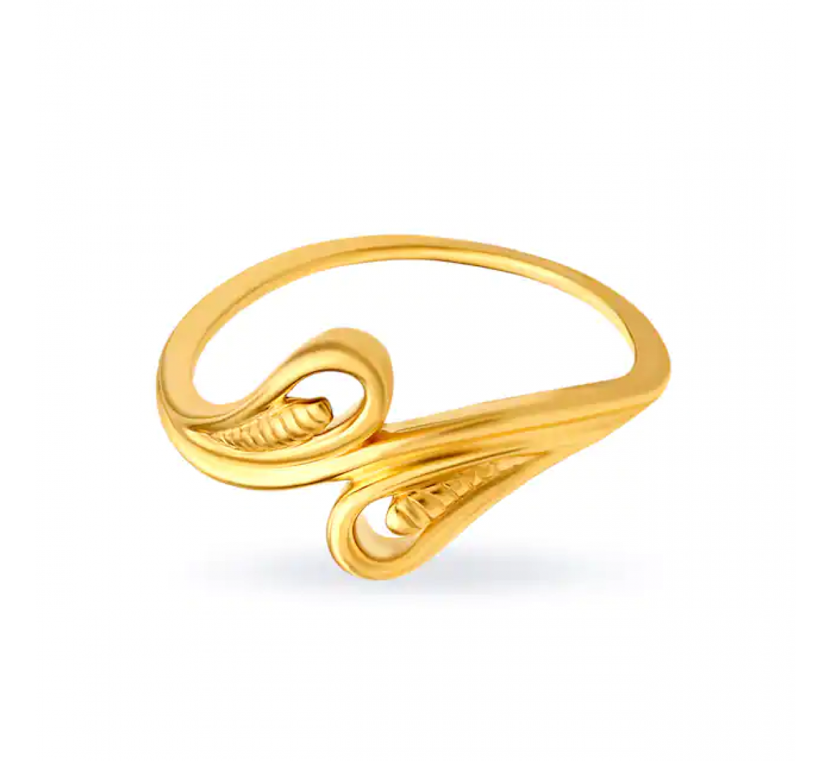 Sleek Dainty Beaded Gold Ring