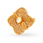 Hypnotic Gold Cocktail Ring