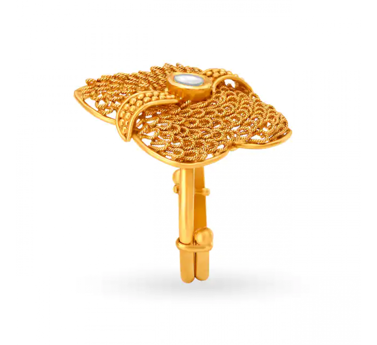 Hypnotic Gold Cocktail Ring