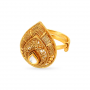 Niko Motif Gold And Glass Ring