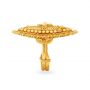 Floral Boat Gold Ring