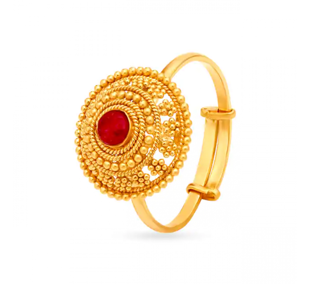 Marvellous Beaded Gold Ring
