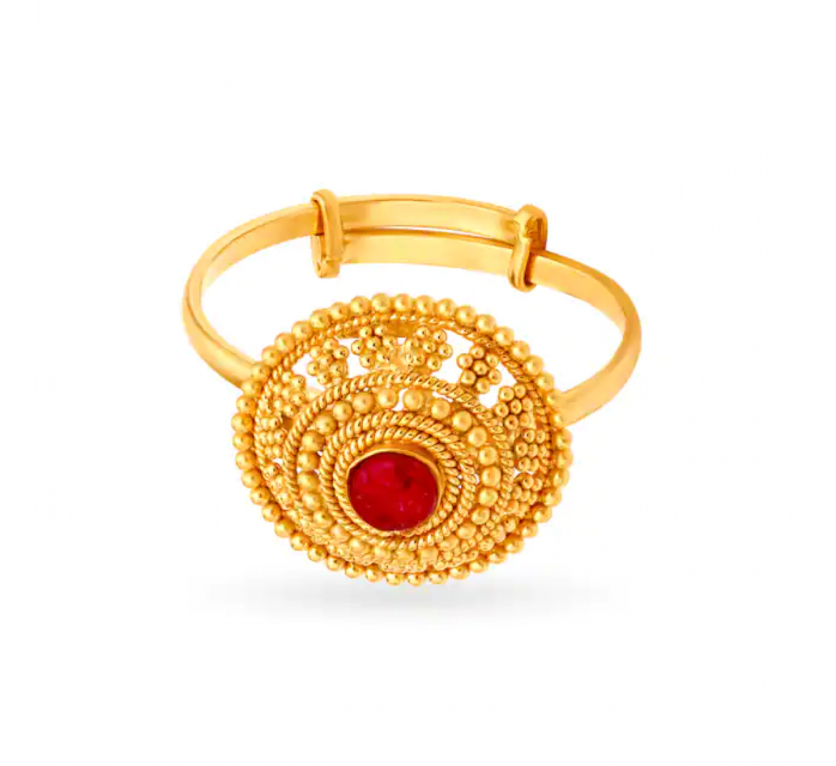 Marvellous Beaded Gold Ring