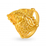 Enchanting Rhombic Gold Ring