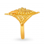 Enchanting Rhombic Gold Ring