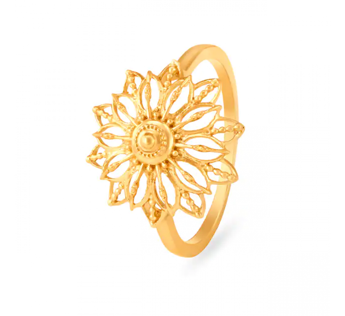 Stunning Floral Gold Ring