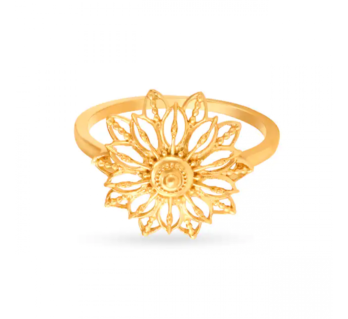 Stunning Floral Gold Ring